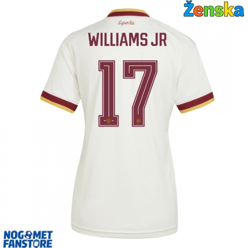 Španjolska Nico Williams #17 Gostujuci Dres za Ženska SP 2026 Kratak Rukav